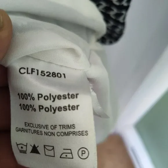 Maison Coupe, size US 4, dark navy / black and white chain design - Picture 4 of 5